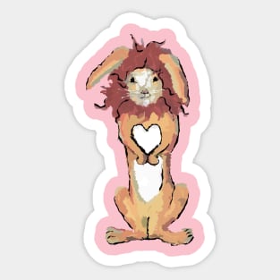 Rabbit Leo Sticker